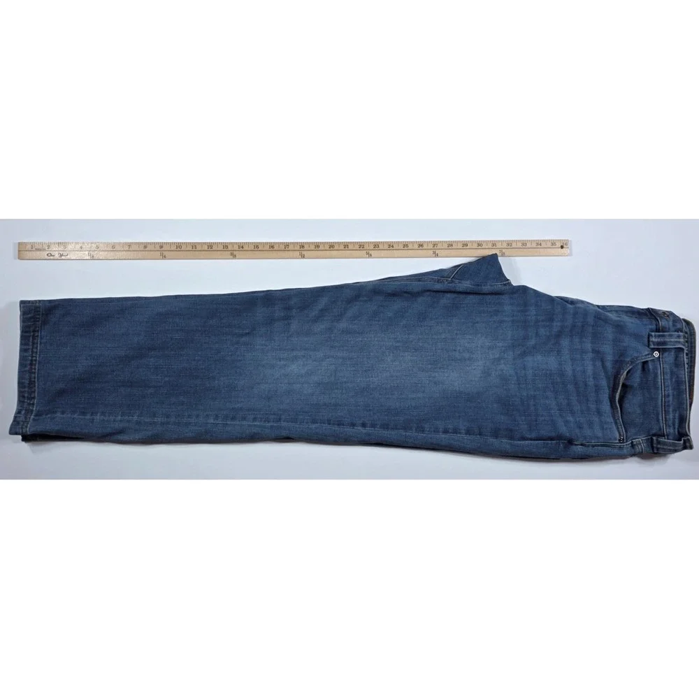 Duluth Trading Co Ballroom Double Flex Jeans Mens 36x32 Relaxed Fit Blue Denim